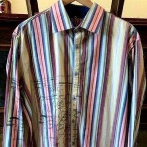 Desigual Multicoloured Dress Shirt Size XXL